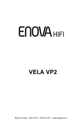 SOGETRONIC ENOVA HIFI VELA VP2 Mode D'emploi