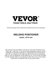 VEVOR HDTR-1000 Mode D'emploi