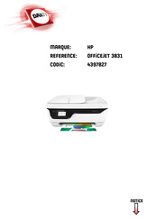 HP OFFICEJET 3831 Mode D'emploi