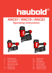 haubold RNC57 Manuel D'utilisation