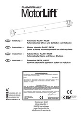 Chamberlain MotorLift RA20F Manuel D'instructions