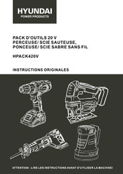 Hyundai power products HPACK420V Instructions Originales