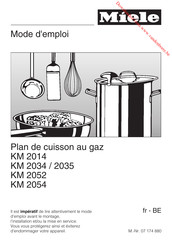 Miele KM 2034 Mode D'emploi