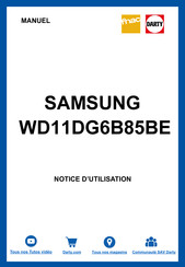 Samsung WD DG6 Serie Manuel D'utilisation