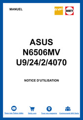 Asus N6506MV U9/24/2/4070 Manuel Électronique