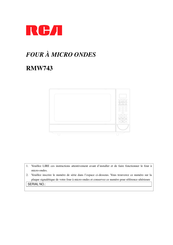 RCA RMW743 Mode D'emploi