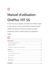 OnePlus 10T 5G Manuel D'utilisation