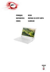 Acer Aspire V 13 Touch V3-372T Mode D'emploi