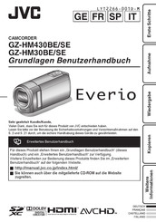 JVC Everio GZ-HM430BE Everio GZ-HM430SE Guide De L'utilisateur