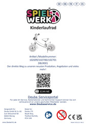 SPIELWERK DBLR001 Mode D'emploi