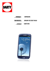 Samsung GALAXY A3 2017 BLEU Mode D'emploi