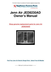 Jenn-Air JED8230AD Manuel Du Propriétaire