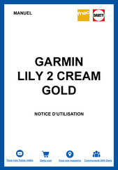 Garmin LILY 2 CREAM GOLD Manuel D'utilisation