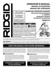 RIDGID RD80707A Manuel D'utilisation