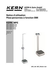 KERN MPE 250K100HNM Notice D'utilisation