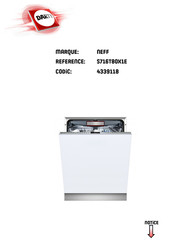 NEFF S716T80X1E Mode D'emploi