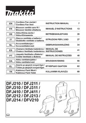 Makita DFJ213Z2XL Manuel D'instructions