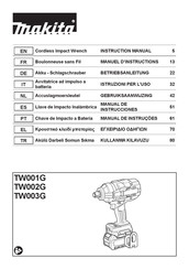 Makita TW002G Manuel D'instructions