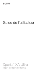 Sony F3215 Guide De L'utilisateur