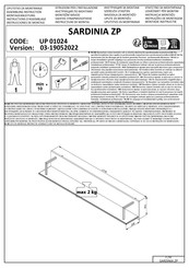 Forma Ideale UP 01024 Instructions D'assemblage