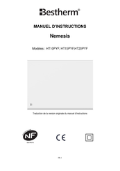 Bestherm HT20PYF Manuel D'instructions