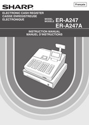 Sharp ER-A247 Manuel D'instructions