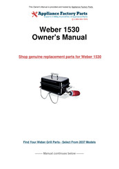 Weber GO-ANYWHERE 1530 Manuel Du Propriétaire