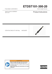 Atlas Copco ETDST101-300-20 Manuel D'instructions