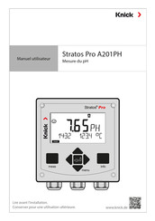 Knick Stratos Pro A201PH Manuel Utilisateur