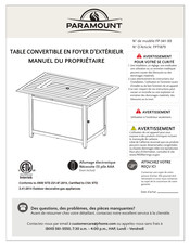 JR Home PARAMOUNT FP-341 Serie Manuel Du Propriétaire