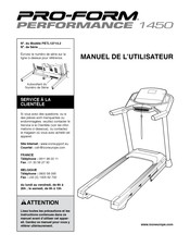 Pro-Form PETL12714.2 Manuel De L'utilisateur