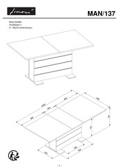 finori MAN/137 Instructions De Montage