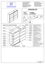 Forma Ideale APOLON 275 UP 00021 Notice De Montage