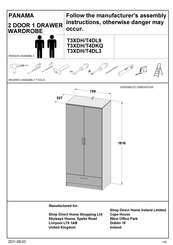 Forte PANAMA T3XDH/T4DL9 Instructions De Montage