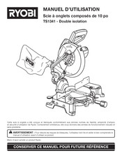 Ryobi TS1341 Manuel D'utilisation