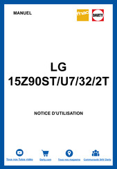 LG 15Z90ST/U7/32/2T Manuel De L'utilisateur