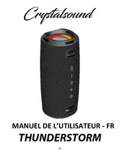 Crystal Sound THUNDERSTORM Manuel De L'utilisateur