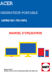 Acer ES1-732 Manuel D'utilisation