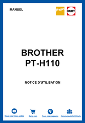 Brother PT-H110 Guide De L'utilisateur