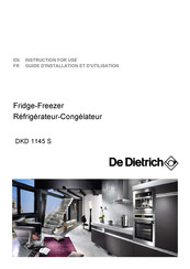 De Dietrich DKD 1145 S Mode D'emploi