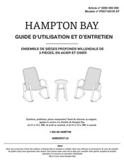 HAMPTON BAY WILLENDALE FRS71051R-ST Guide D'utilisation Et D'entretien