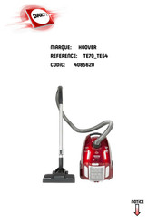 Hoover TE54 Serie Manuel D'utilisation