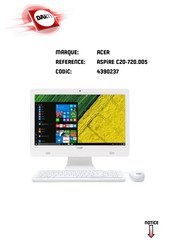 Acer ASPIRE C20-720.005 Manuel D'utilisation