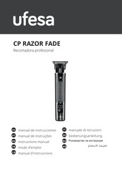 UFESA CP RAZOR FADE Mode D'emploi