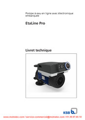 KSB EtaLine Pro Livret Technique