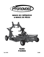 pronovost P-6200AS Manuel De L'opérateur