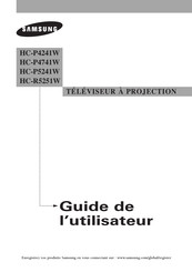 Samsung HC-P5241W Guide De L'utilisateur