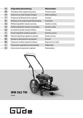 Güde WM 562 TRI Traduction Du Mode D'emploi D'origine