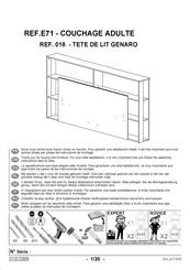 CAMIF 018 Instructions De Montage