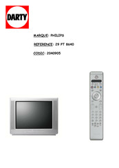 Philips 29 PT 8640 Mode D'emploi